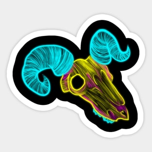 Pan Pride Skull Sticker